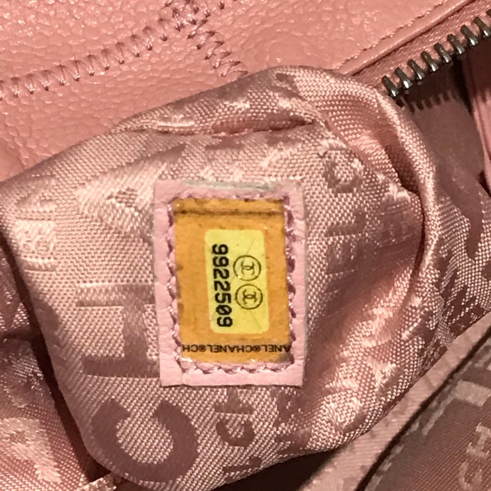 SOLD Chanel Chocolate Bar pink Caviar leather - Picture 9 of 16